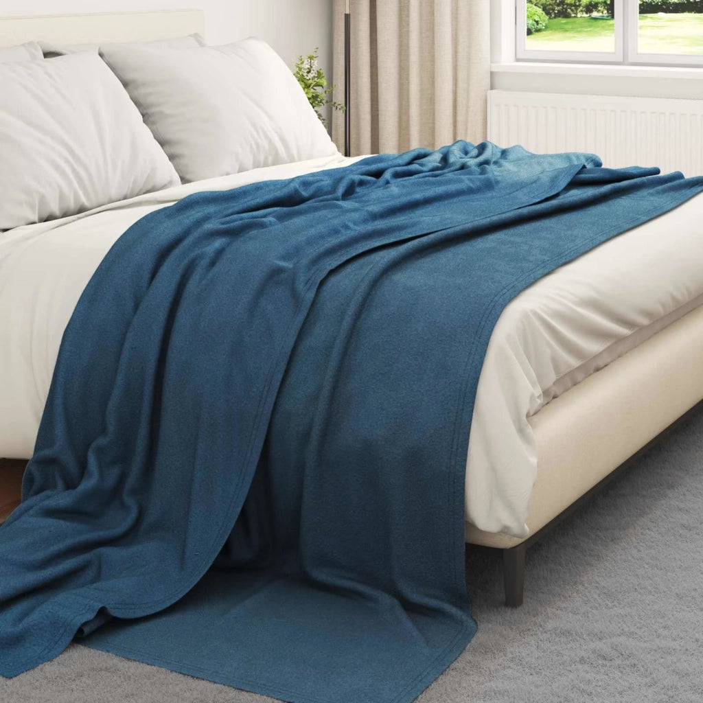 Coperta Blu navy 240 x 220 cm Panno