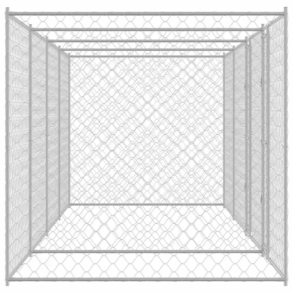 Gabbia per cani Argento 800 x 200 x 200 cm Acciaio zincato 3368313