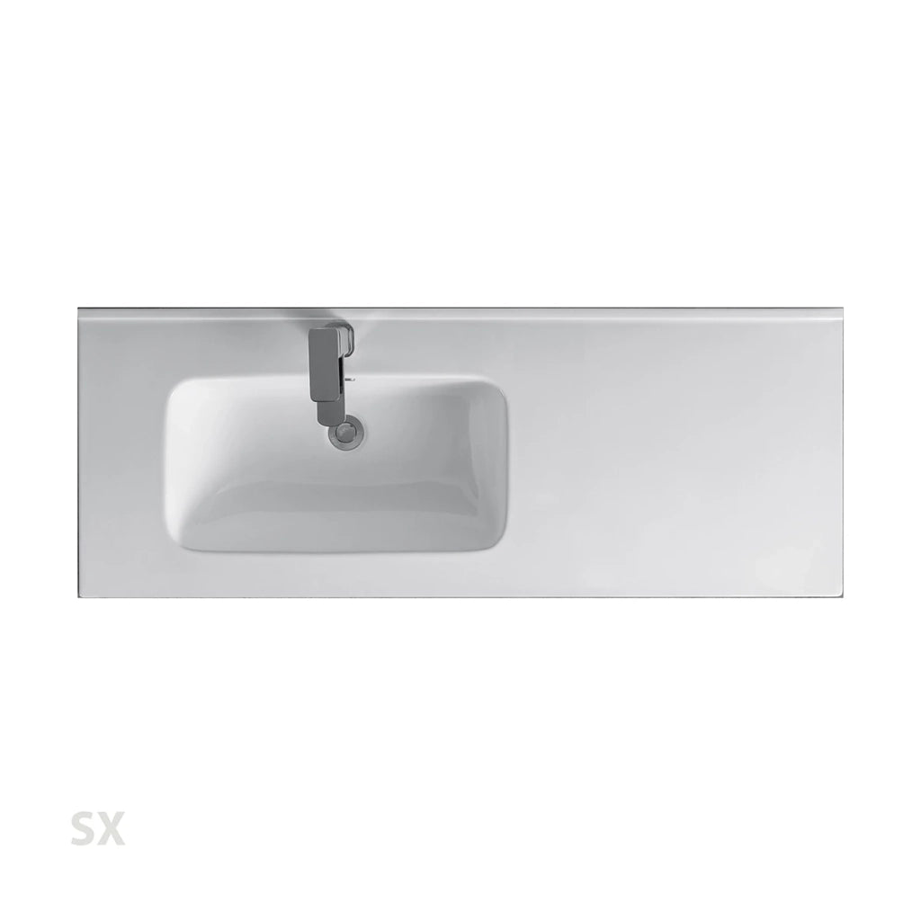 Consolle con vasca laterale LINPH Vasca Dx 101x46x18