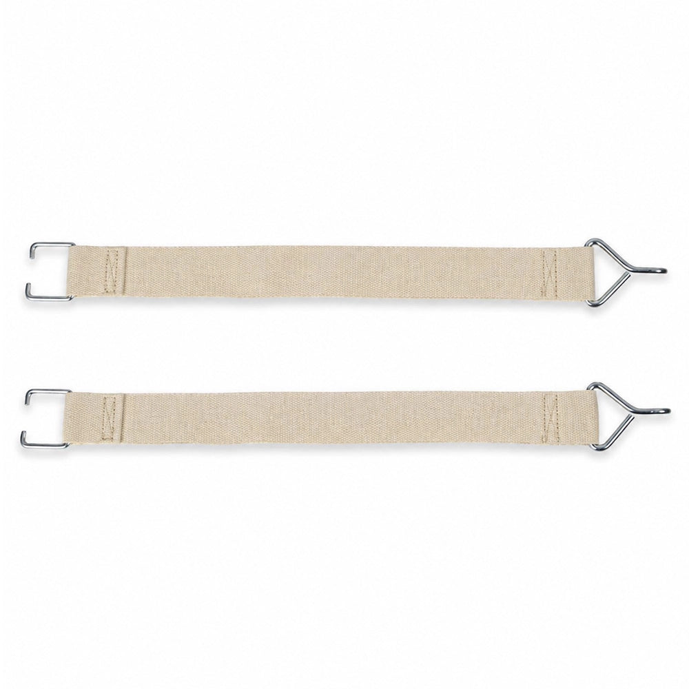 Coppia di 2 Cinghie Ricambio Sdraio Fiam Fiesta 127BSJUT ecru con ganci metallo