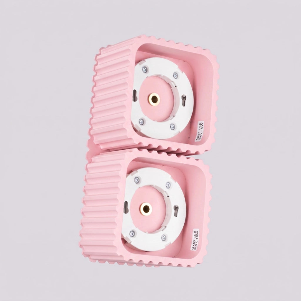 Plafoniera RIFF 2 rosa Gx53