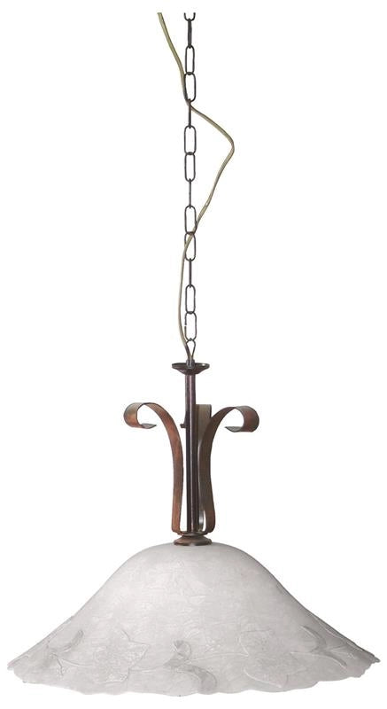 AMBRA LAMPADARIO A SOSPENSIONE E27 CON 1 LUCE DIAMETRO DA 50 CM