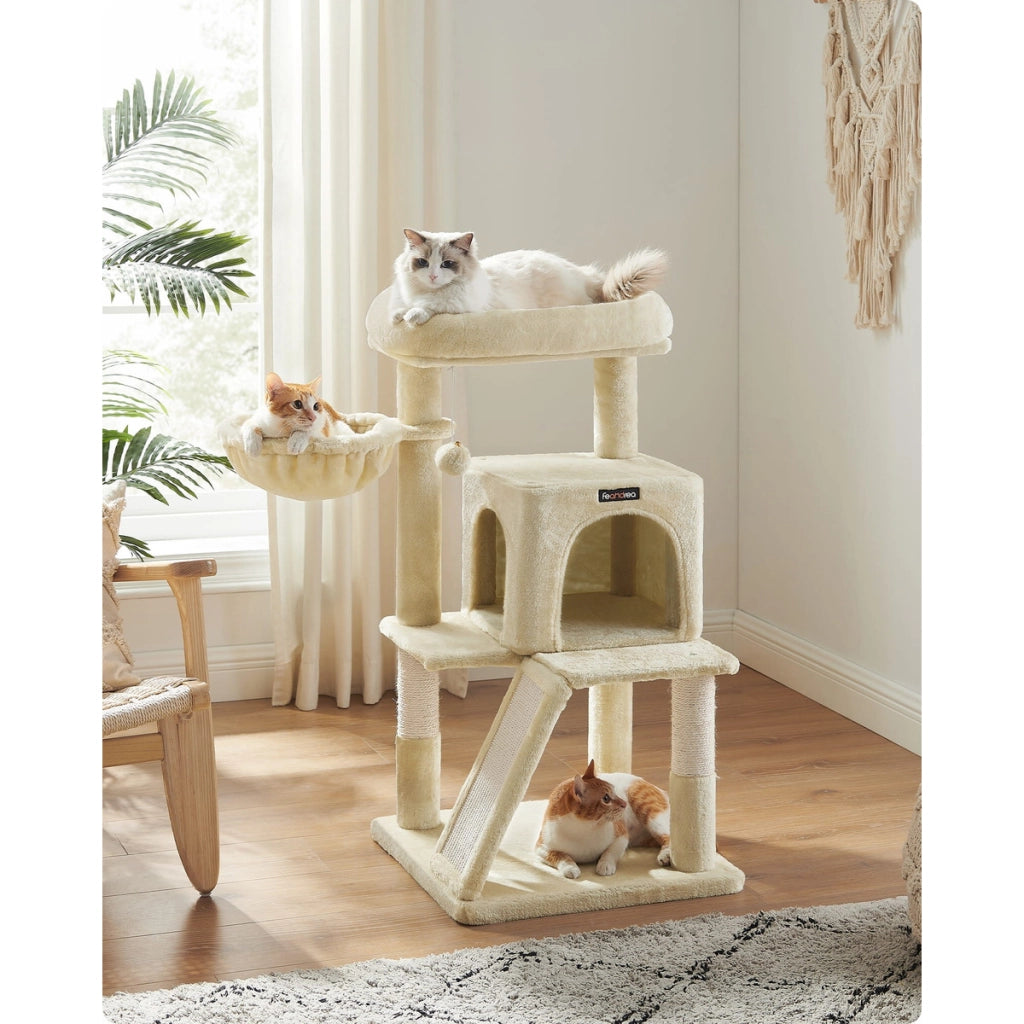 Tira-graffi Multilivello Oskar in Peluche Beige