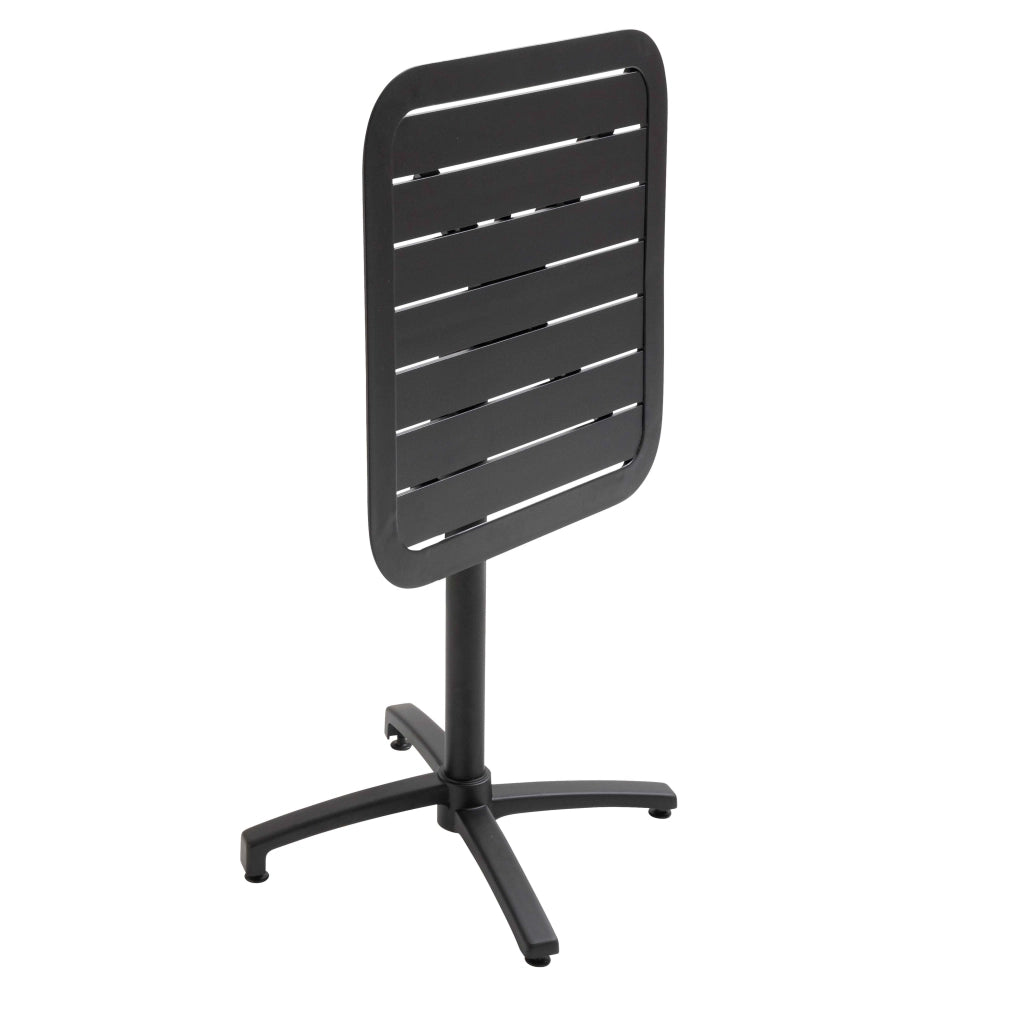 Oviala - Tavolo reclinabile 70 x 70 cm e 2 sedie nero
