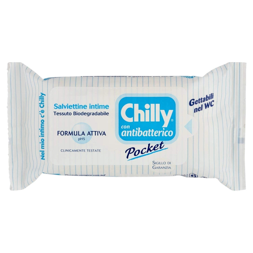 SET 6 CONFEZIONI CHILLY SALVIETTE INTIME ANTIBATTERICHE