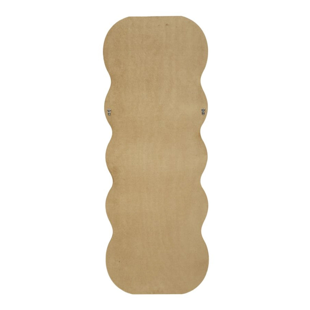 Specchio con Cornice Onda 1, Oro, MDF, 60x6x160 cm