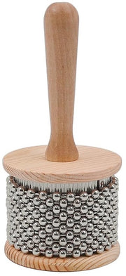 Strumento a Percussione in Legno con Campanelli in Metallo