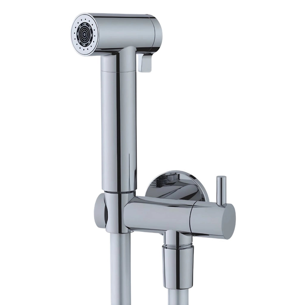 Idroscopino wc doccetta ottone portatile shutoff monogetto con leva ogomondo kit *** finitura- cromato tondo, confezi...