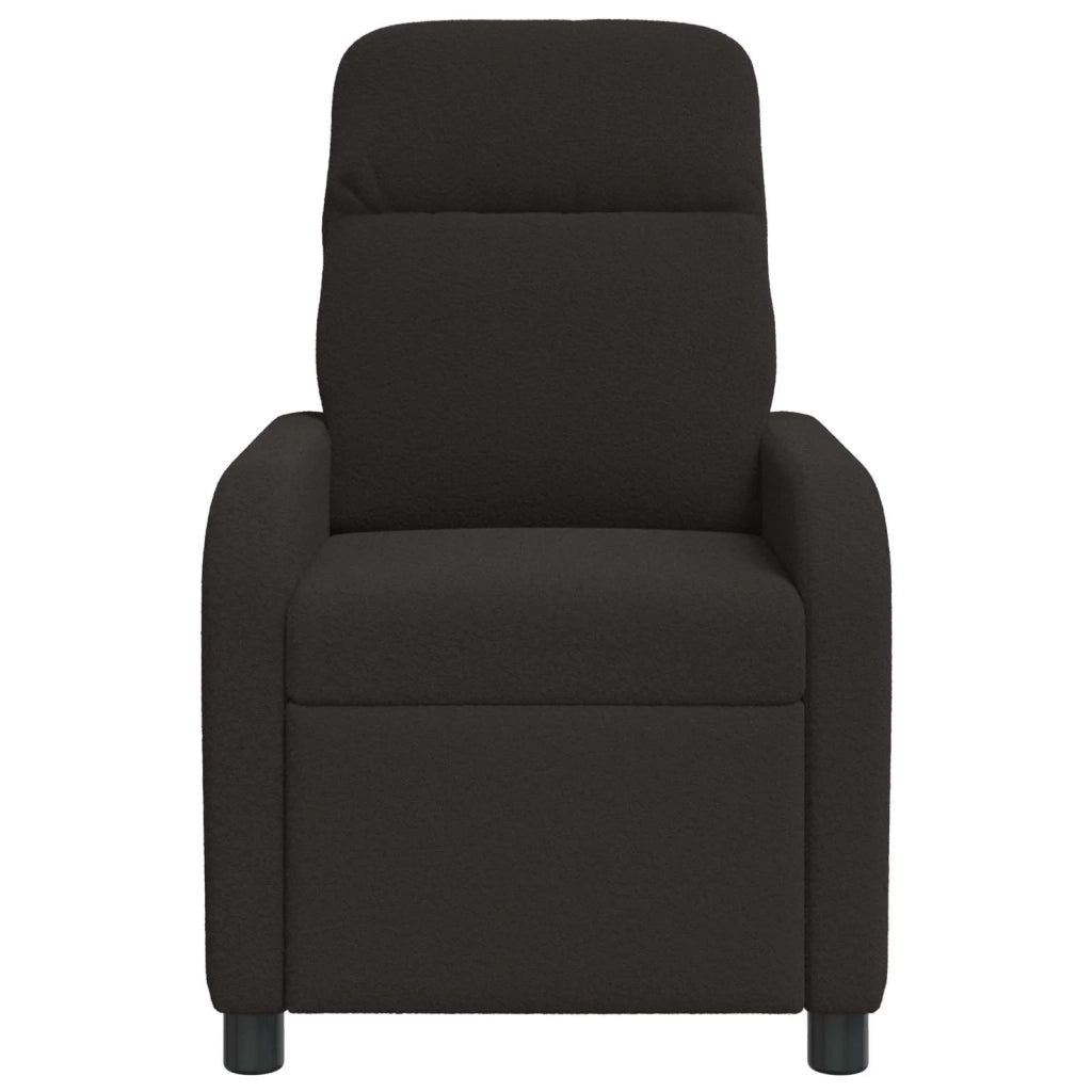 Poltrona Massaggiante Nero Bouclé 42034955
