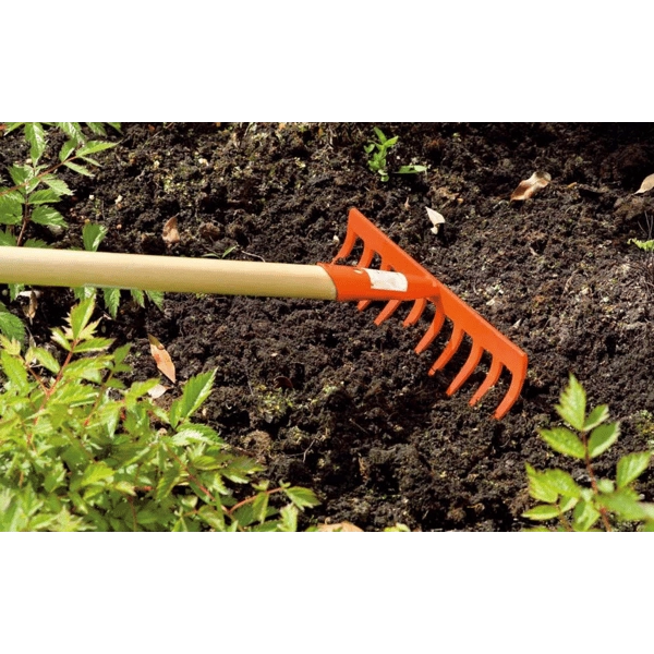 RASTRELLO DA GIARDINO 10 denti (25 cm)