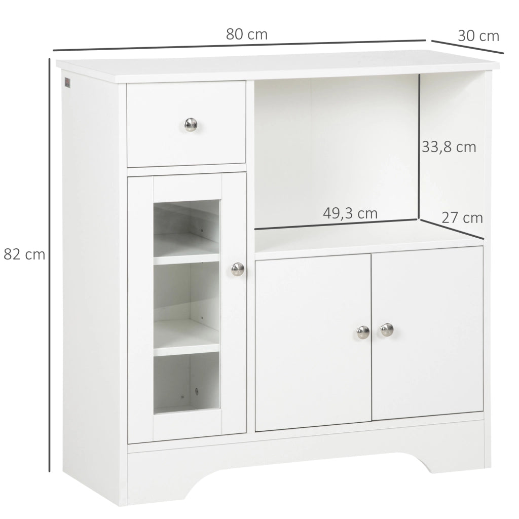 Buffet da cucina ¨C Minimal ¨C 80x30x82 bianco