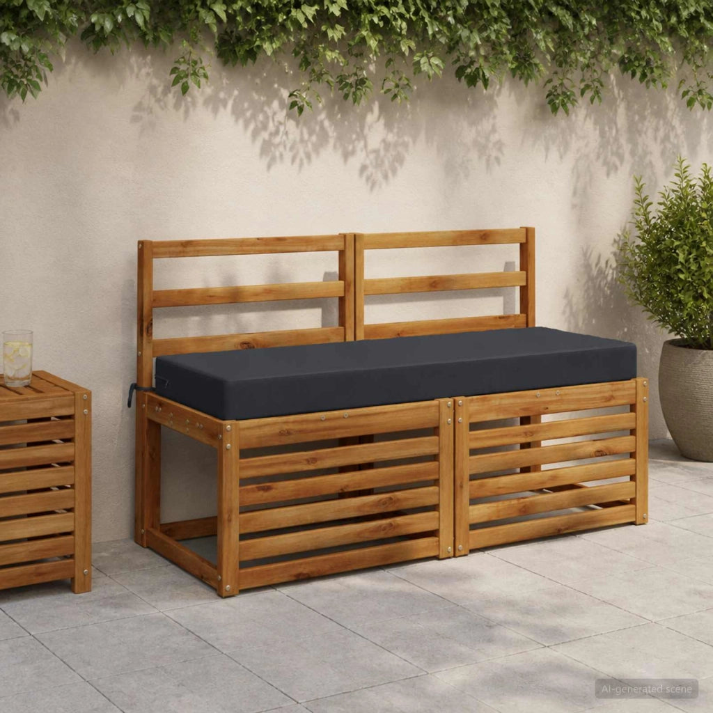 Cuscino per la seduta SOEST 100% Poliestere Blu Scuro 946853