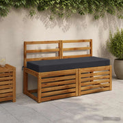 Cuscino per la seduta SOEST 100% Poliestere Blu Scuro 946853