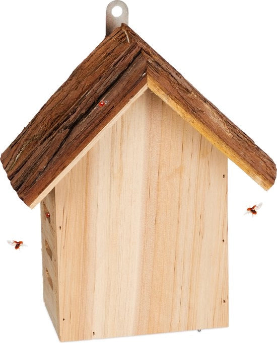 Hotel per insetti da appendere - Albergo per vespe - Dimensioni: 225 x 19 x 125 cm per giardino balcone natura