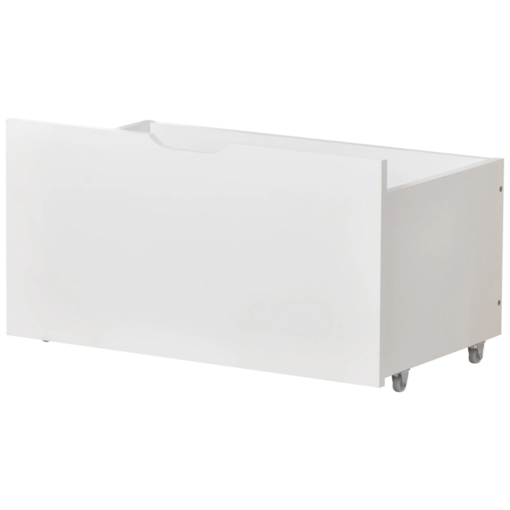 Set di due cassetti sottoletto bianchi 38 cm