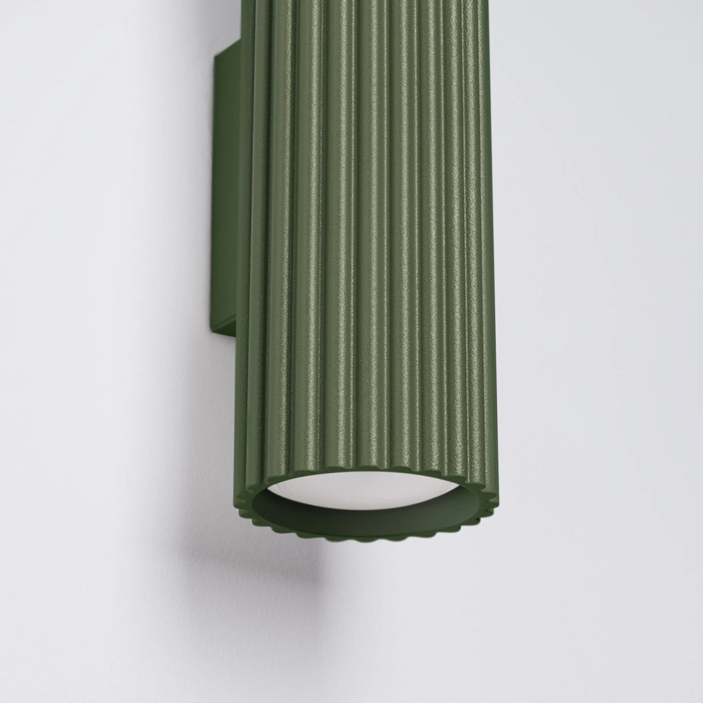 Lampada da parete KARBON 20 verde oliva