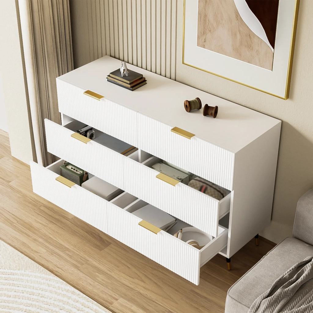 Sideboard elegante design moderno, comò con cassetti e ampio spazio contenitivo