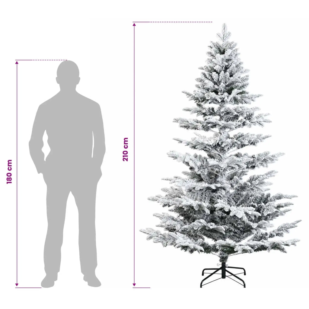 Albero di Natale Artificiale con Rami Pieghevoli 210 cm 42055525