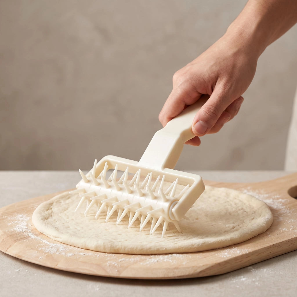 Spazzole e timbri in plastica per pizza, biscotti e pane