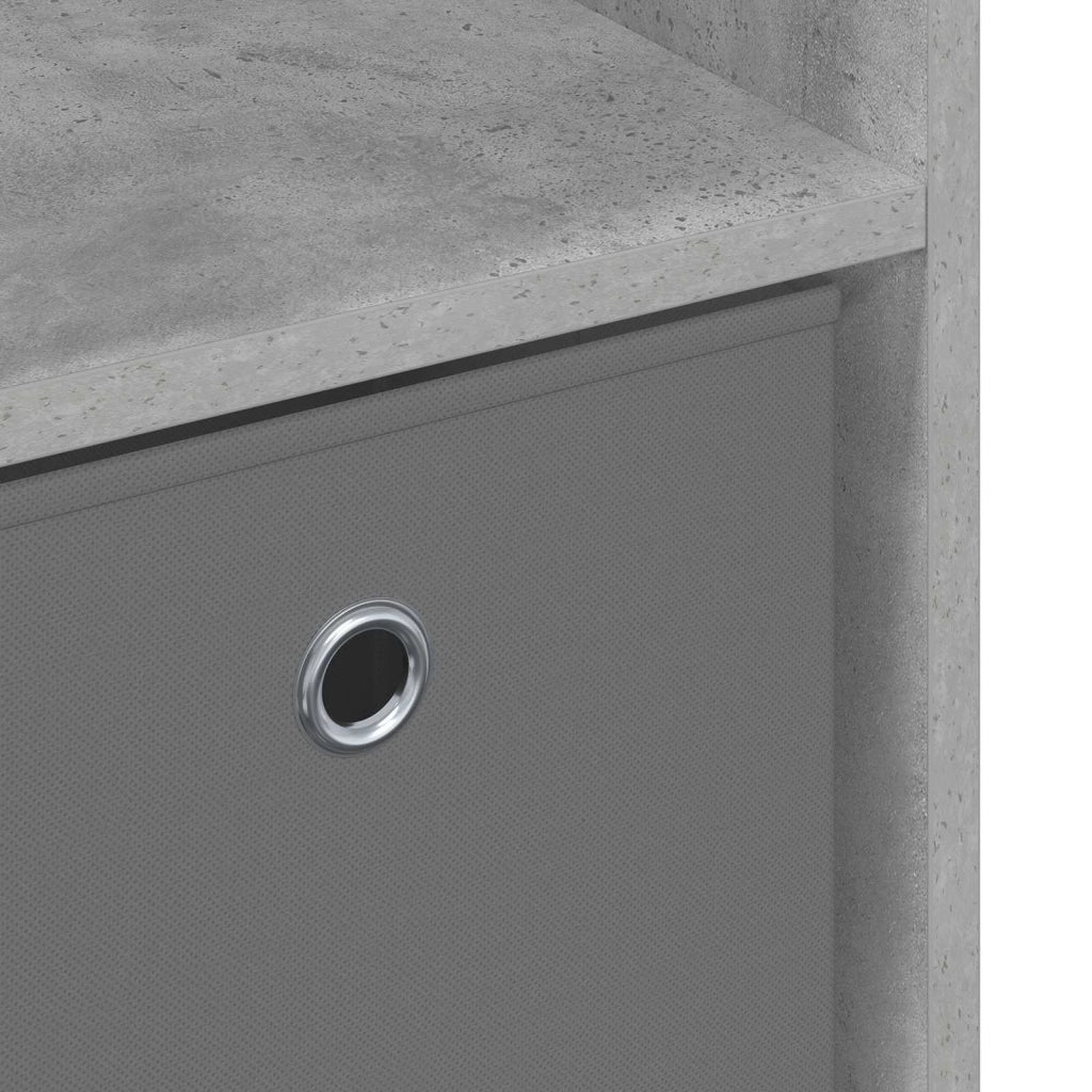 Credenza | Madia | Buffet da pranzo | Armadio da pranzo con cassetto Grigio cemento 88,5 x 29 x 84,5 cm
