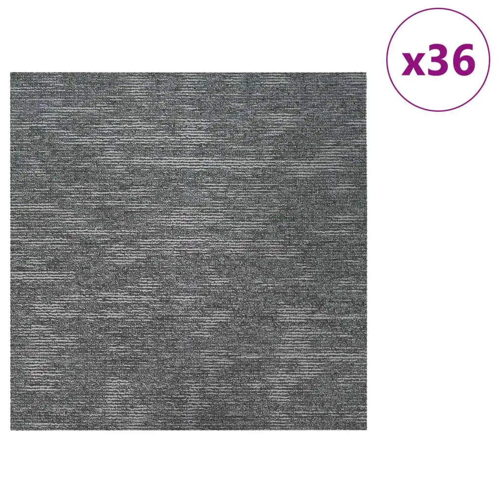 Piastrella per Tappeto Grigio Roccia 50 x 50 cm 36 pz CFW7033176