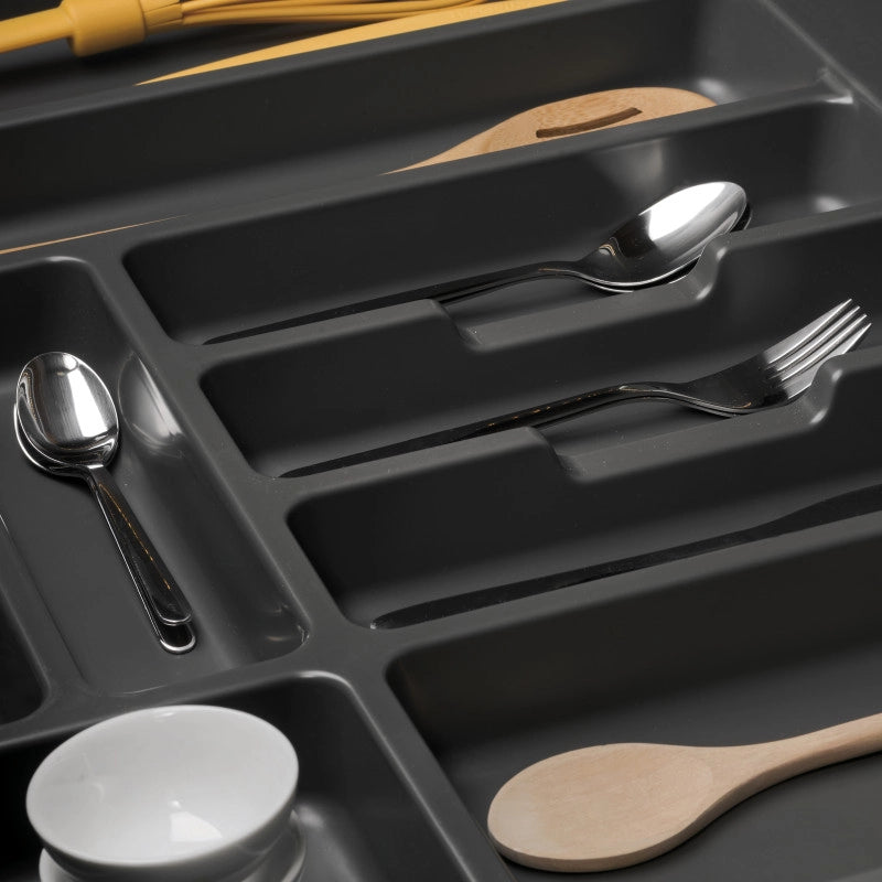 Contenitori per cassetti da cucina Recycle con coperchio anti-odore, Altezza 266, 1x15 lt, 2x7 lt, Grigio antracite Te..