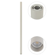 Nowodvorski spot soffitto FOURTY 10898 GU10 grigio