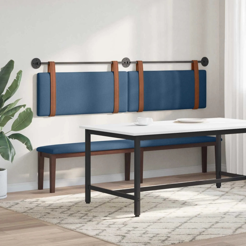 Testiera | Testata sospesa Blu PU Antico
