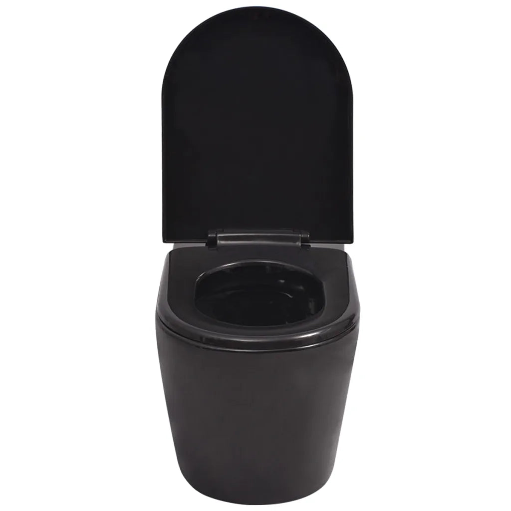 WC Sospeso in Ceramica Nera 244271