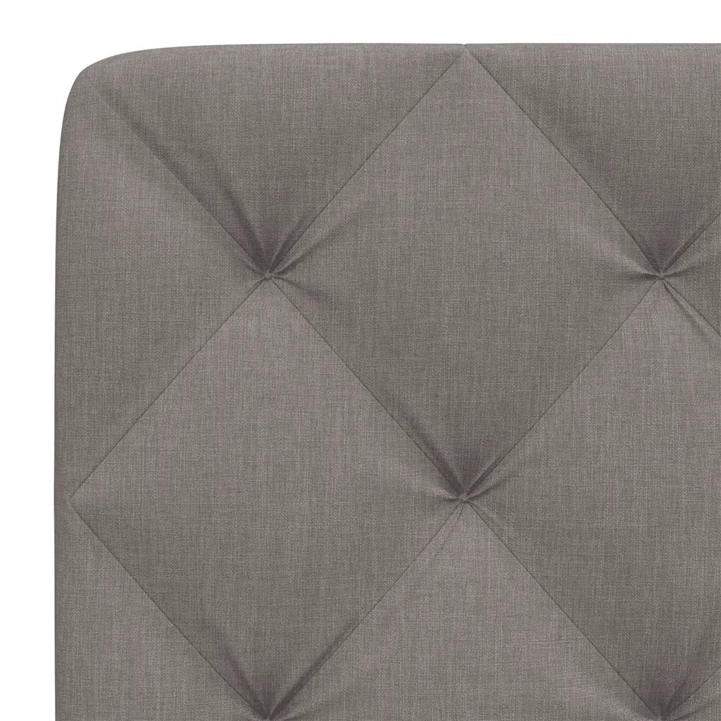 Cuscino Testiera Tortora 180 cm in Tessuto 4019237