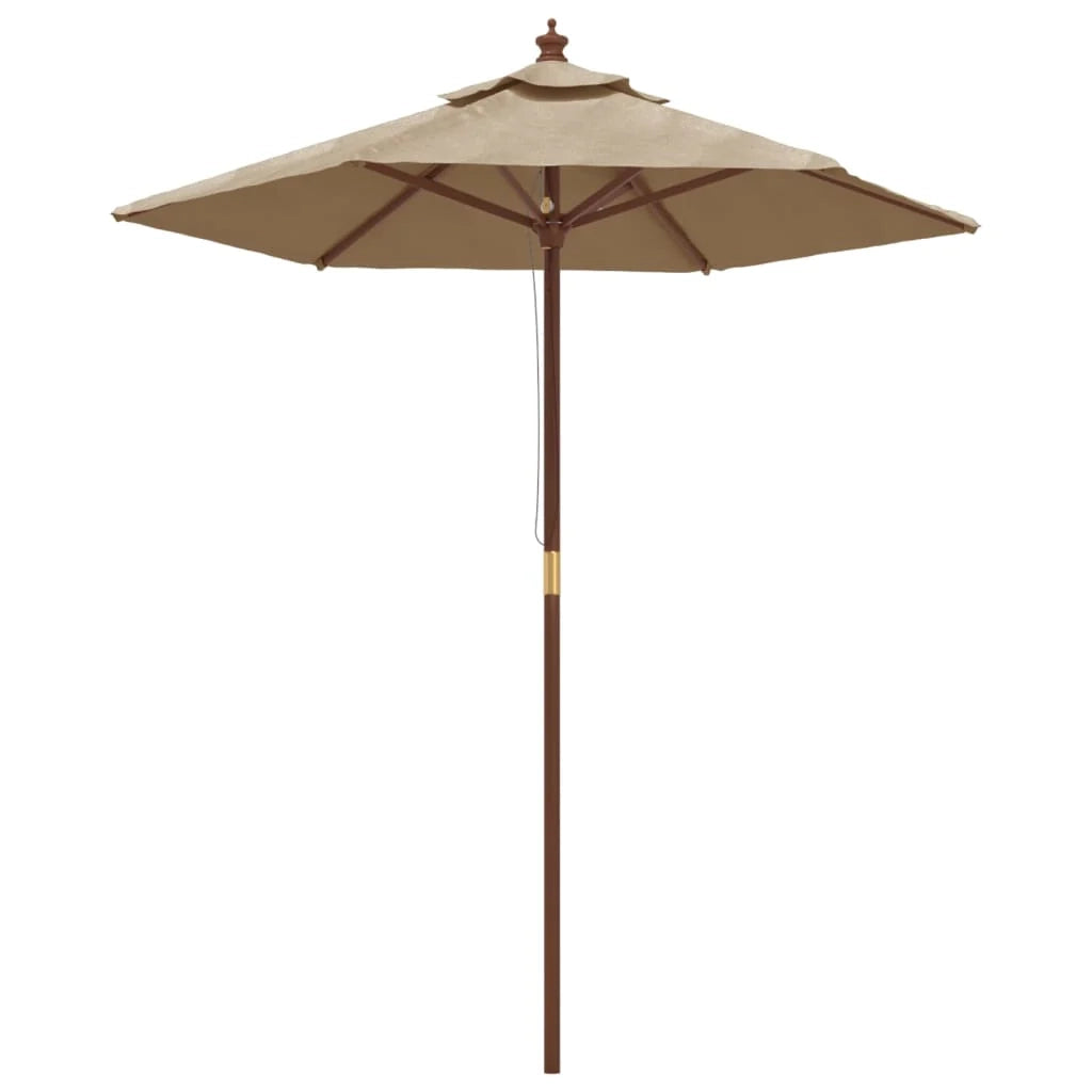 Ombrellone da giardino con palo in legno 196 x 231 cm color tortora 02_0008357