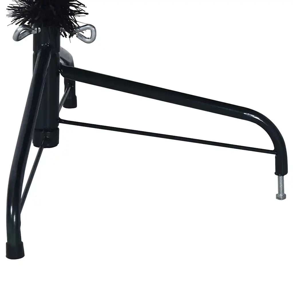 Albero di Natale artificiale con luci integrate Nero 210 cm PVC 3397150