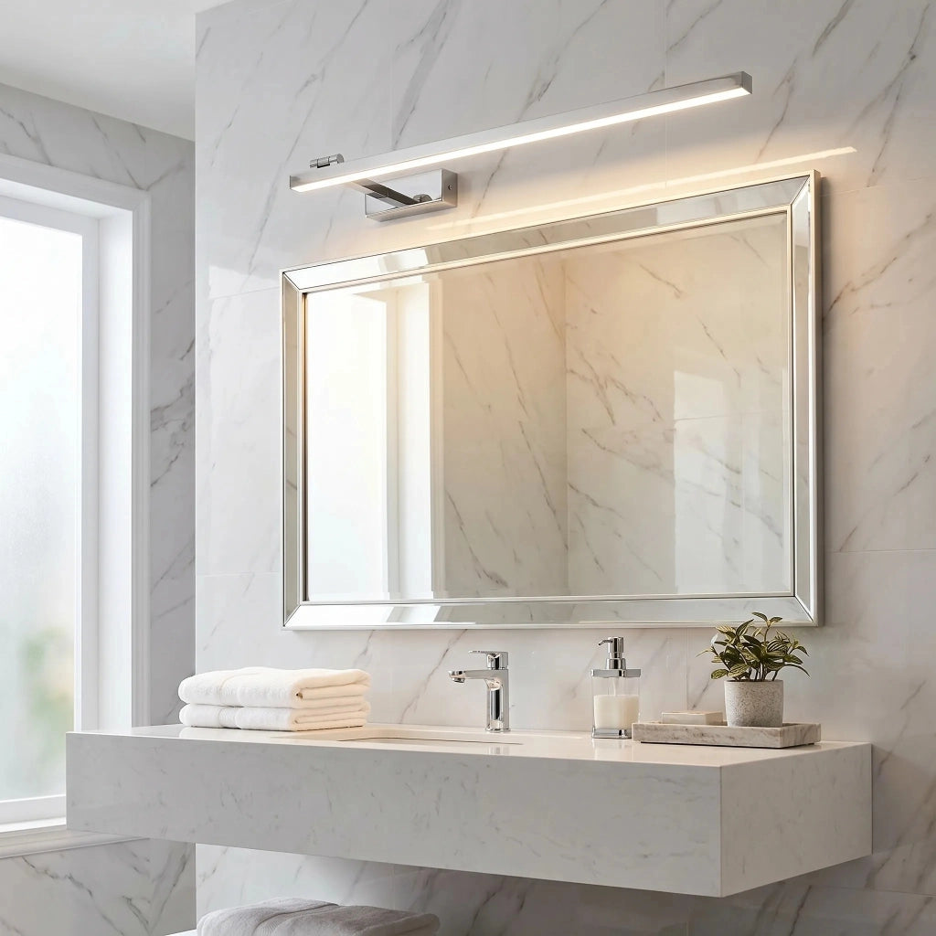 Applique Da Bagno Led Swe030-1w 80cm Chrome