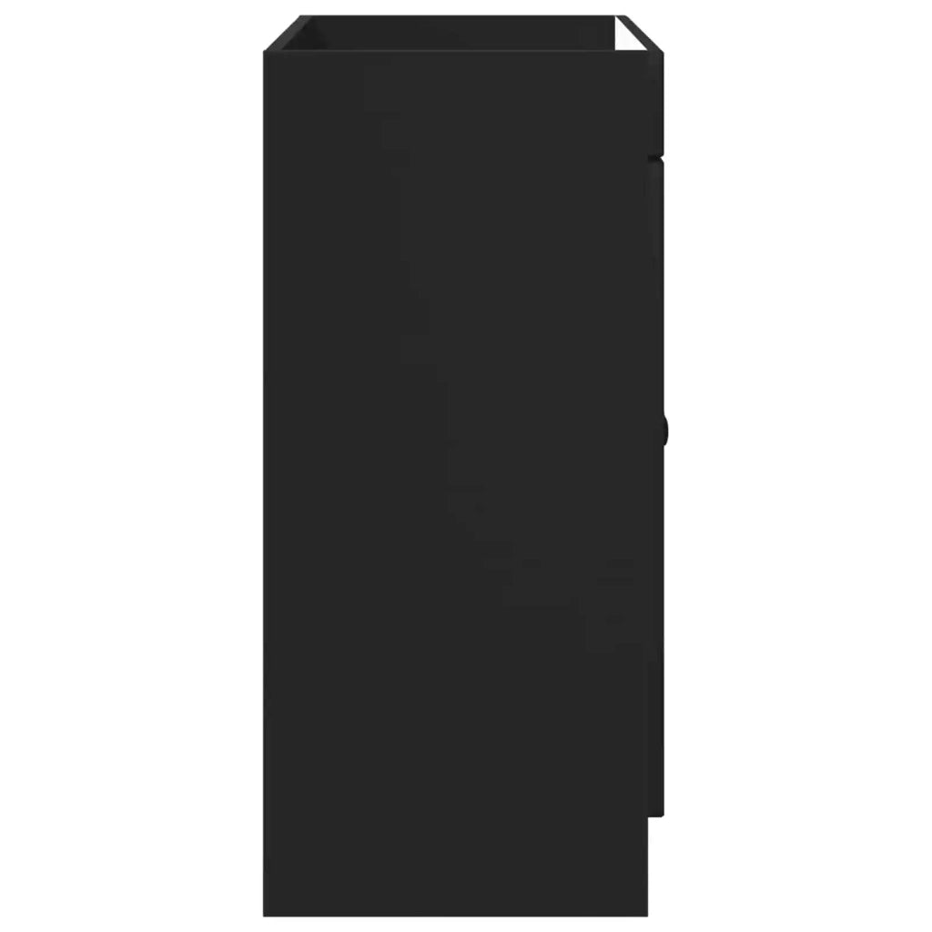 Mobiletto da Bagno | Armadio da bagno sotto il lavello Nero 78,5 x 37,5 x 81 cm
