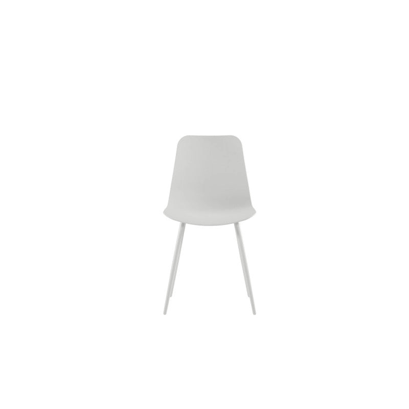 Sedia in polipropilene Gambe metallo verniciato Cover 50cm X 58cm H 85cm Stones