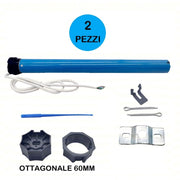 MOTORE TAPPARELLE TAPPARELLA 30Nm 80Kg AVVOLGIBILI AUTOMAZIONE 230V 2 PEZZI