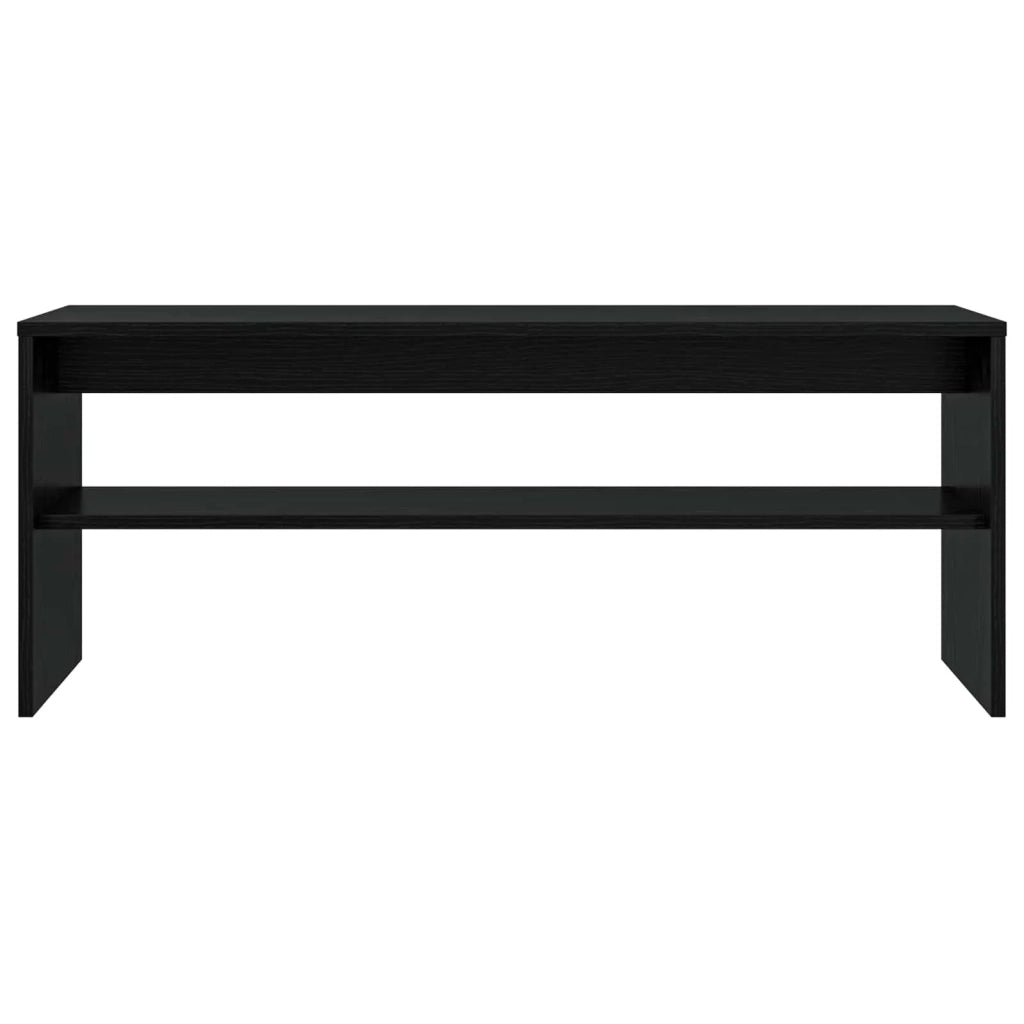 Mobile TV 100 x 30 x 40 cm Rovere Nero Legno ingegnerizzato 8000333