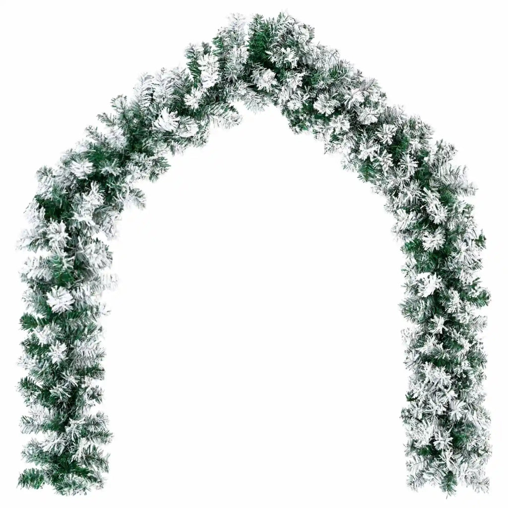 Set mini alberi di Natale 120 cm PVC Verde e Bianco 3468446