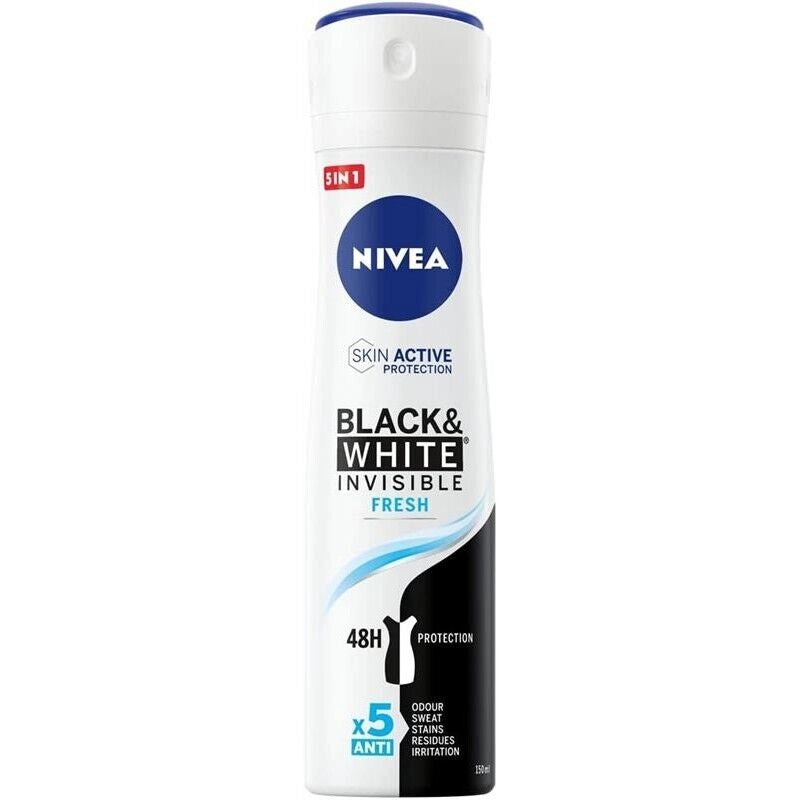 NIVEA DEODORANTE SPRAY 150ML BLACK & WHITE FRESH