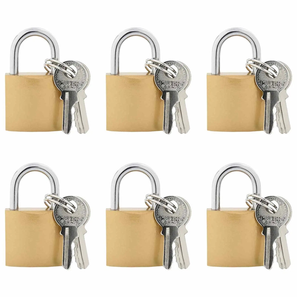 U Lock con Chiavi 6 pcs Ottone Ferro 42021895