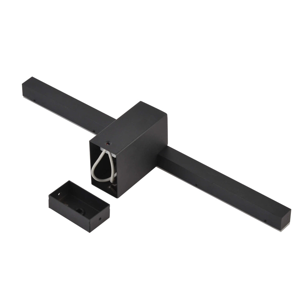 Applique bagno Nevada M LED nero IP44 LightPrestige