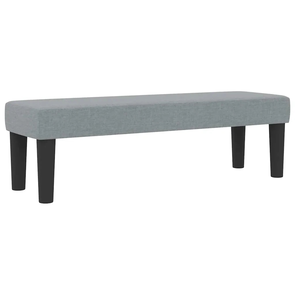Letto a molle con testiera Grigio chiaro 120 x 200 cm Tessuto 3344135
