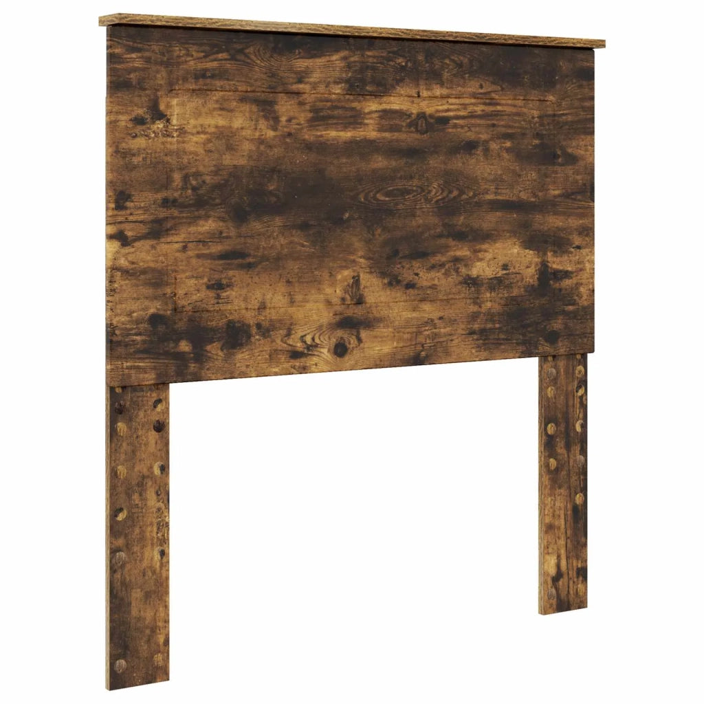 Struttura del letto Rovere fumé 100 x 200 cm Pino massello 3409394