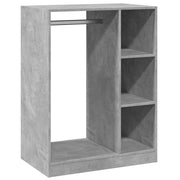 Armadio Grigio Cemento 77x48x102 cm in Legno Multistrato CFW4538448