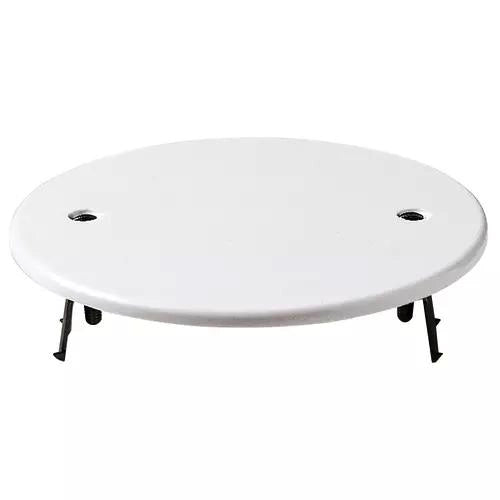 COPERCHIO ROTONDO Ø94MM +GRIFFE BIANCO