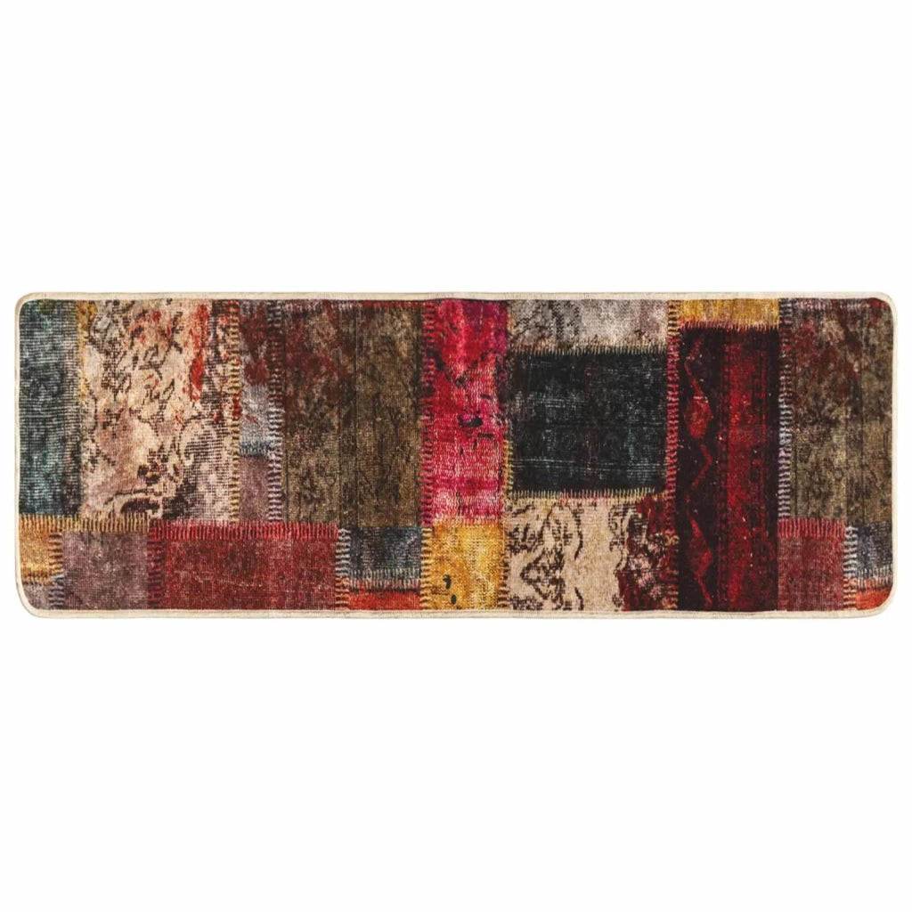 Runner Tappeto MARSA Multicolore 100 x 250 cm Poliestere e PVC 42023251