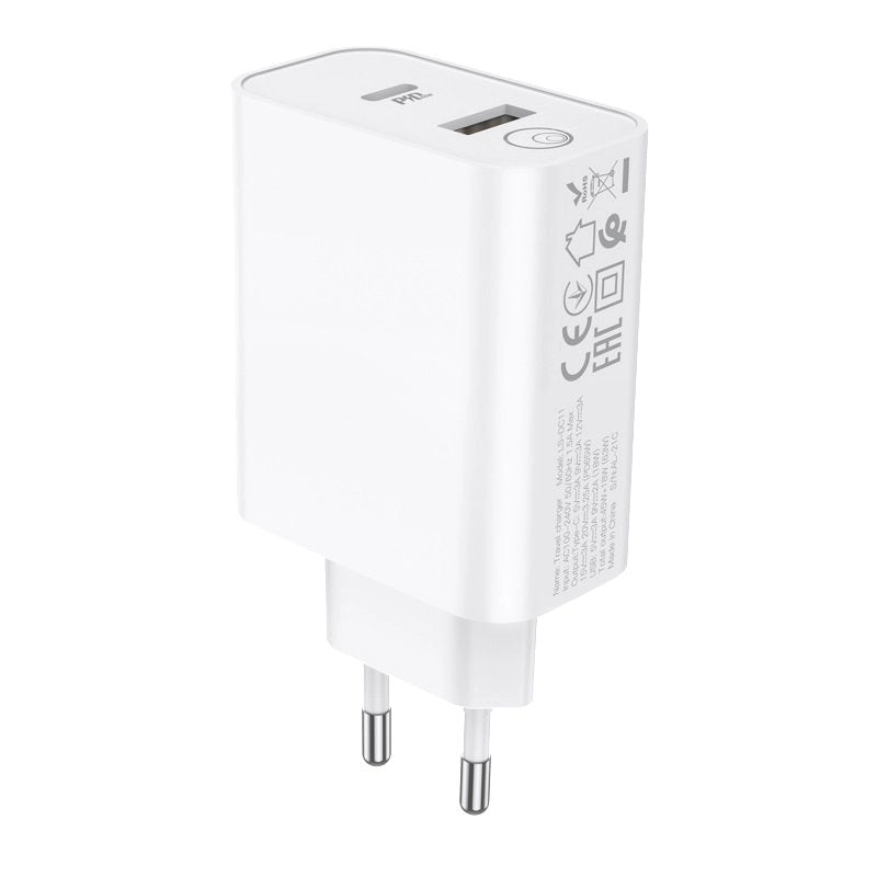 CARICATORE ULTRA-RAPIDO 65W LOSTECH Attacco USB-C e Lightning - LOSTECH