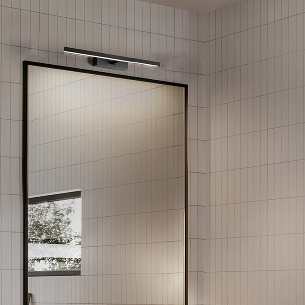 Applique Moderna Riga Metallo Nero Acrilico Led 12W 3000K