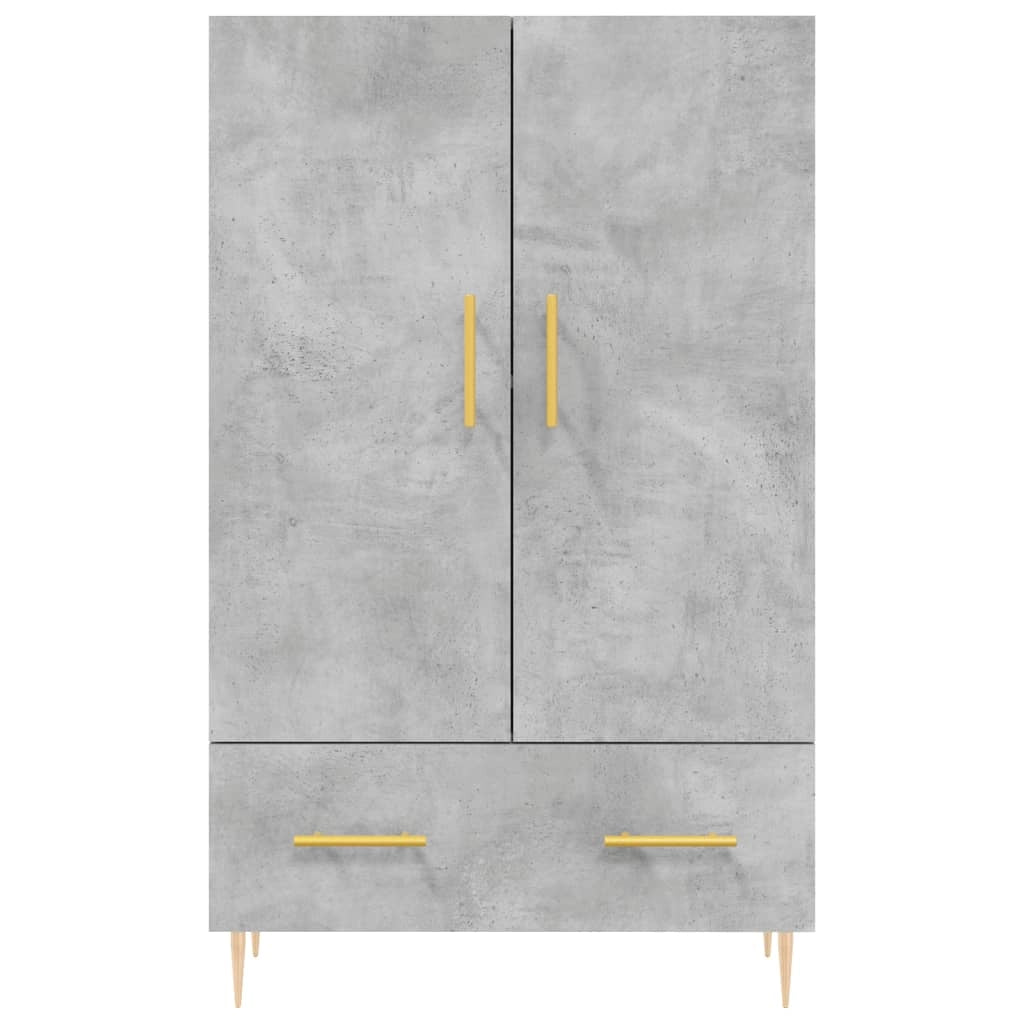 Buffet credenza cassettiera mobiletto mobile contenitore organizer cucina soggiorno salotto alto 69,5 x 31 x 115 cm legno ingegnerizzato grigio 02_0034465