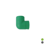 GOMITO LISCIO 90  °  FF IN POLIPROPILENE- Diam. 20  Grigio- DH- pezzi 1